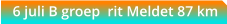6 juli B groep  rit Meldet 87 km